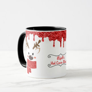 Cute Reindeer Personalise Mug