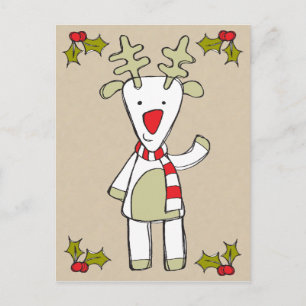Cute Reindeer Postcard