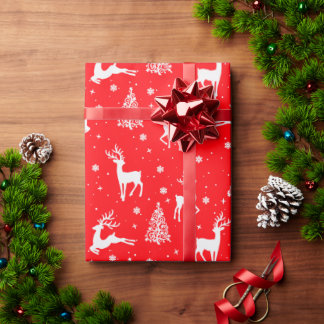 Cute reindeer wrap, Christmas wrapping paper