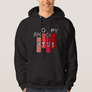 Cute Relaxed Cartoon Dog Hoodie – Minimalist Vinta
