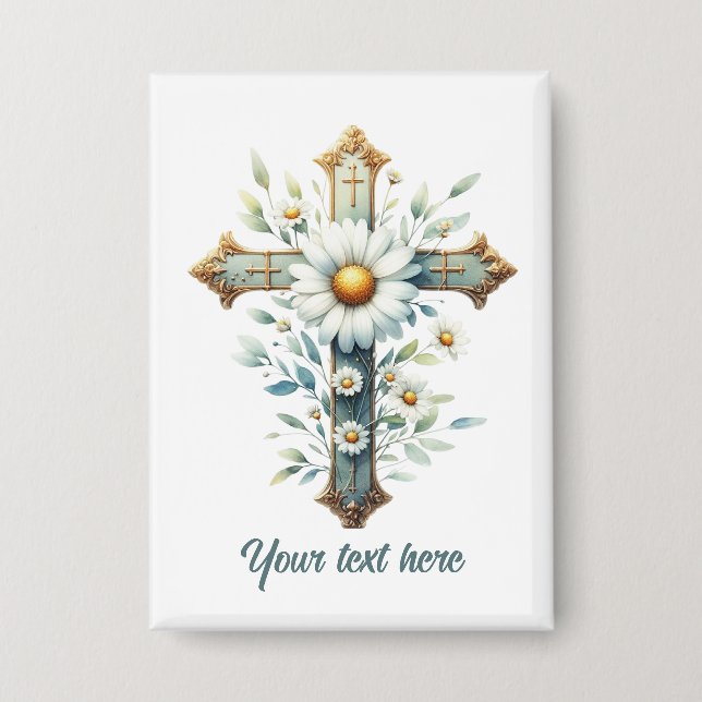 Cute Religious Cross add text  (Front)
