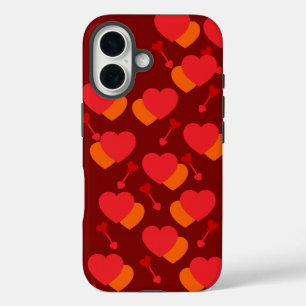  Cute repeating heart iPhone / iPad case