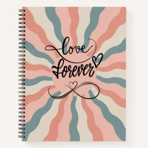 Cute Retro Aesthetic Notebook Journal 