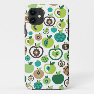 Cute retro apple flower pattern design Case-Mate iPhone case