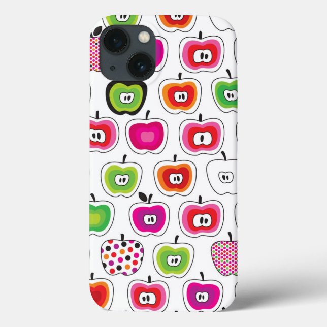 Cute retro apple pattern Case-Mate iPhone case (Back)