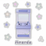 Cute Retro Arcade Game Kids Birthday<br><div class="desc">Cute retro birthday invitation featuring pastel arcade video game illustrations paired with fun,  stylish typography on different colour backgrounds. You can find more matching items from this collection in my store.</div>