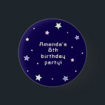 Cute Retro Arcade Game Kids Birthday  3 Cm Round Badge<br><div class="desc">Cute retro birthday invitation featuring pastel arcade video game illustrations paired with fun,  stylish typography on different colour backgrounds. You can find more matching items from this collection in my store.</div>