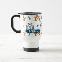 Cute Retro Boho Celestial Pattern Personalised