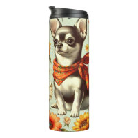 Cute Retro Chihuahua Illustration