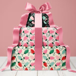Cute Retro Christmas Lights Wrapping Paper Sheet<br><div class="desc">Brighten your gifts with this fun and retro-inspired Christmas lights wrapping paper set. It features a charming pattern of festive Christmas lights in a playful palette of pink, mint green, and classic red, on a variety of backgrounds. The colourful, string-light design creates a cheerful and nostalgic holiday feel, perfect for...</div>