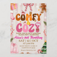 Cute Retro Christmas Pajama Party Girl