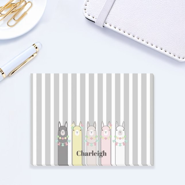 Cute Retro Colourful Llamas Custom Post-it Notes (Creator Uploaded)