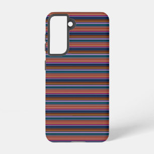 Cute retro colourful stripes samsung galaxy case