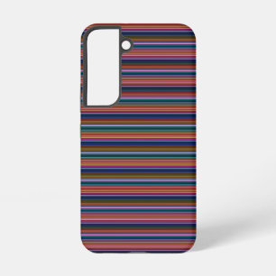 Cute retro colourful stripes samsung galaxy case