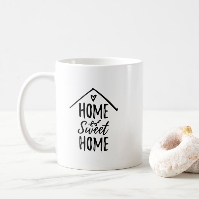 Cute Retro Elegant Realtor Coffee Mug (With Donut)