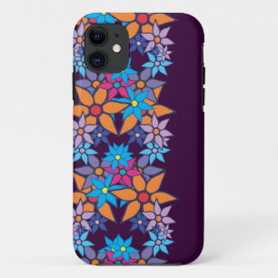 Cute Retro Floral Pattern #2 Case-Mate iPhone Case