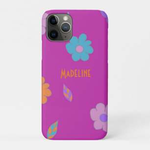 Cute Retro Flower Case-Mate iPhone Case