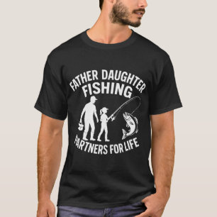 Cute Retro Frog Fishing in Koi Pond Badge T-Shirt