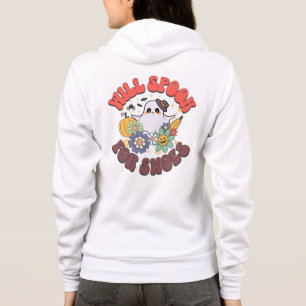 Cute Retro Ghost Will Spook For Shoes Halloween Hoodie