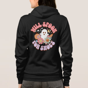 Cute Retro Ghost Will Spook For Shoes Halloween Hoodie
