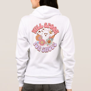 Cute Retro Ghost Will Spook For Shoes Halloween Hoodie