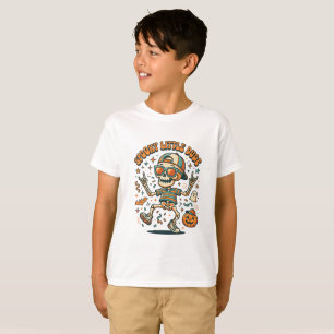 Cute Retro Halloween Kids T-Shirt ,Candy Inspector