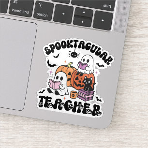 Cute Retro Halloween Spooktacular Teacher