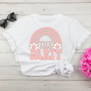 Cute Retro Hippie Bachelorette Squad T-Shirt