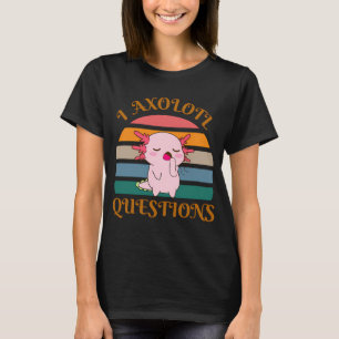 CUTE RETRO I AXOLOTL QUESTION, CUTE AXOLOTL YEAR 2 T-Shirt