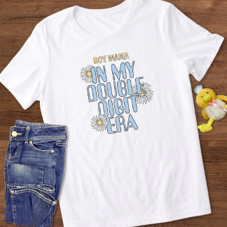 Cute Retro In My Double Digit Era Mama & Mini Tri-Blend Shirt