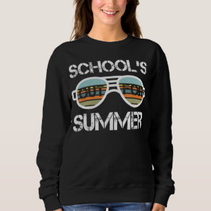 Cute Retro Last Day Of School Schools Out For Summ Sweatshirt