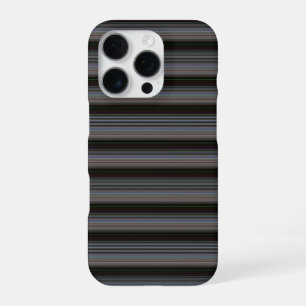 Cute retro modern stripes iPhone 16 pro case
