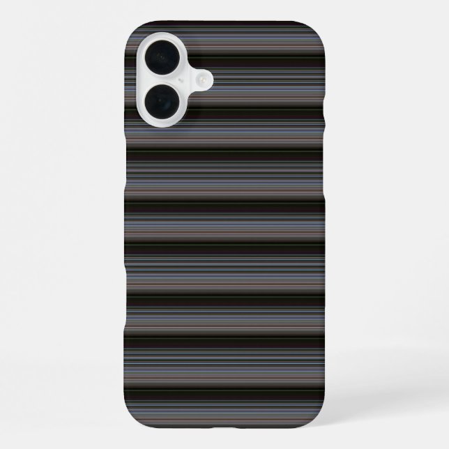 Cute retro modern stripes iPhone case (Back)