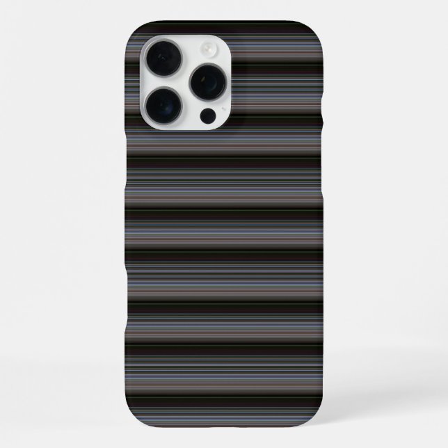 Cute retro modern stripes iPhone case (Back)