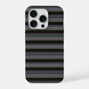 Cute retro modern stripes iPhone 15 pro case