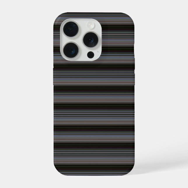 Cute retro modern stripes iPhone case (Back)