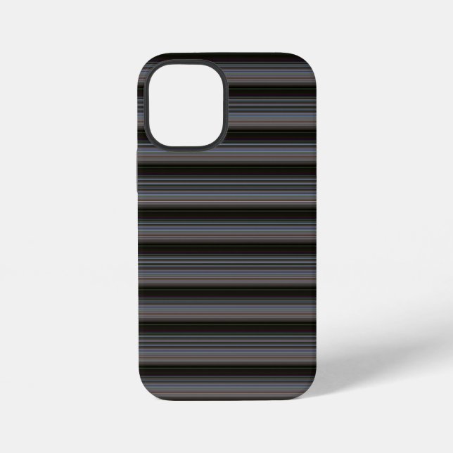 Cute retro modern stripes iPhone case (Back)