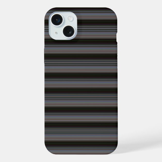Cute retro modern stripes iPhone case (Back)