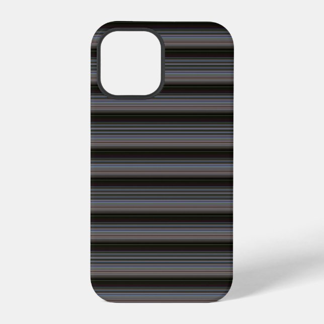 Cute retro modern stripes iPhone case (Back)