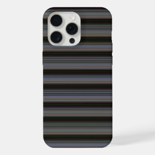 Cute retro modern stripes iPhone 15 pro max case