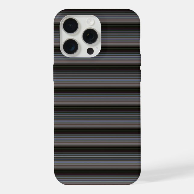 Cute retro modern stripes iPhone case (Back)