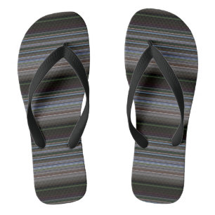 Cute retro modern stripes jandals