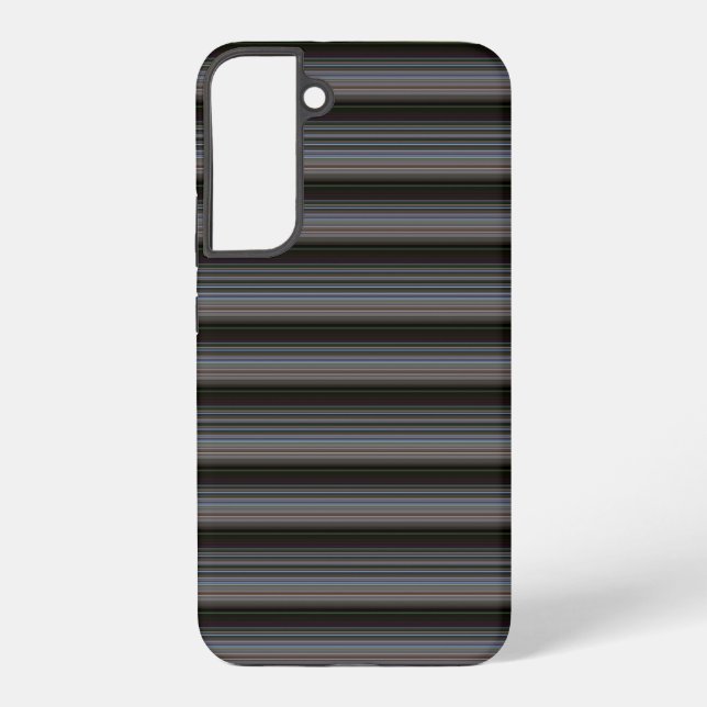 Cute retro modern stripes samsung galaxy s22+ case (Back)