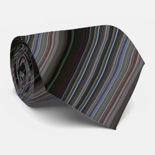 Cute retro modern stripes tie