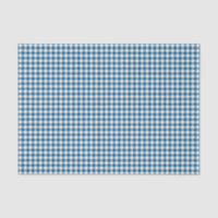 Cute Retro Navy Blue Gingham Plaid Pattern