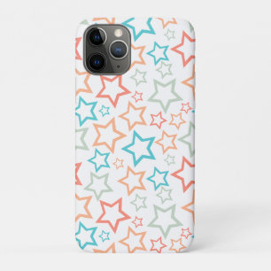Cute Retro Pastel Stars Summer Beach Case-Mate iPhone Case