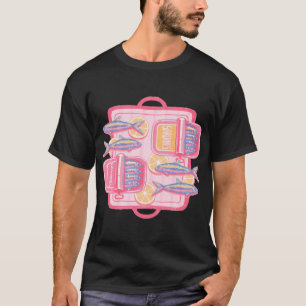Cute Retro Sardines with Lemon Slices T-Shirt