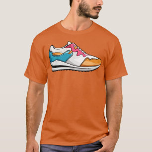 Cute Retro Sneaker with Cool Colours T-Shirt
