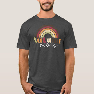 Cute Retro Trendy Beautiful Fall Autumn Vibes Wome T-Shirt