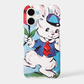 Cute retro vintage Easter bunny Holiday